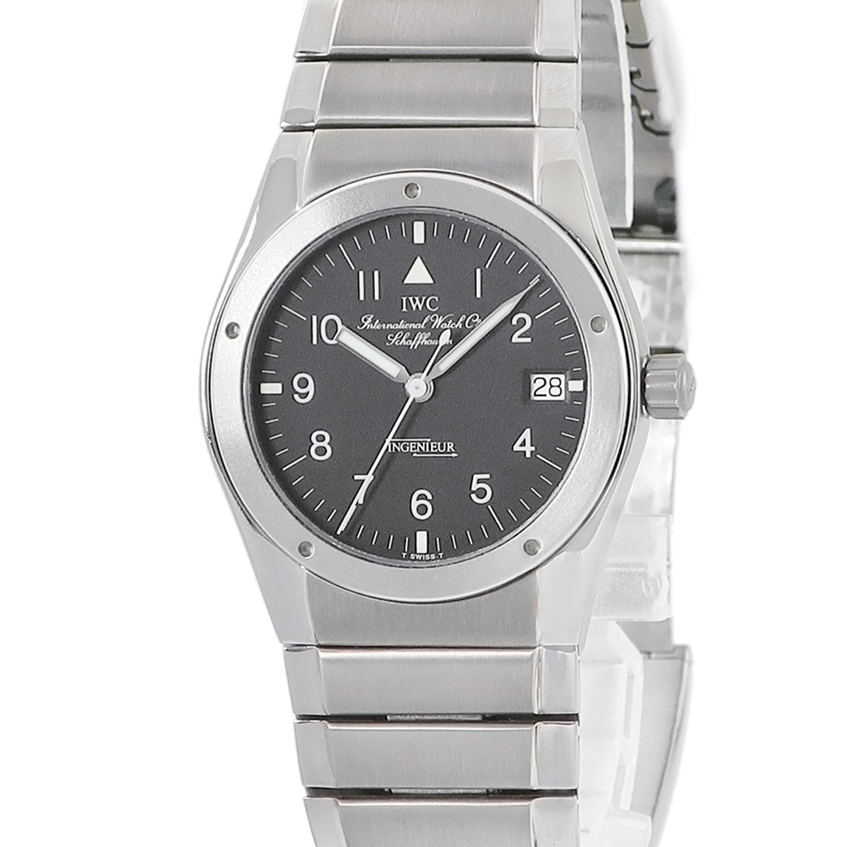 インヂュニア クオーツ メンズ メーカーOH済 インジュニア ブラック 3年保証