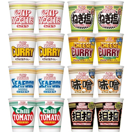 【Amazon.co.jp限定】 日清食品 カップヌードルシリーズ 8種類アソート (レギュラーサイズ 8種/計16個) カップ麺 詰め合わせ 箱買い