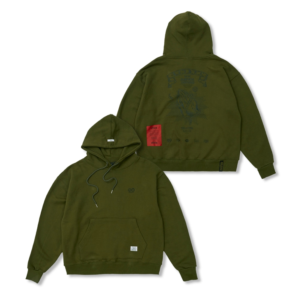 Praying Oversized Hoodie Khaki