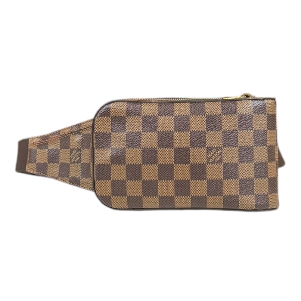 ルイヴィトン ジェロニモス ダミエ ボディバッグ ダミエキャンバス N51994 ブラウン LOUIS VUITTON 中古