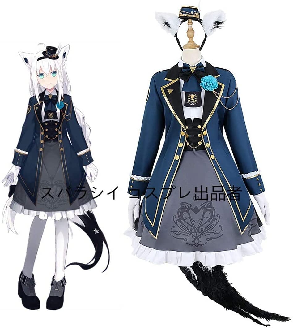 バーチャルYouTuber VTuber 誕生日記念 衣装 白上フブキ コスプレ衣装
