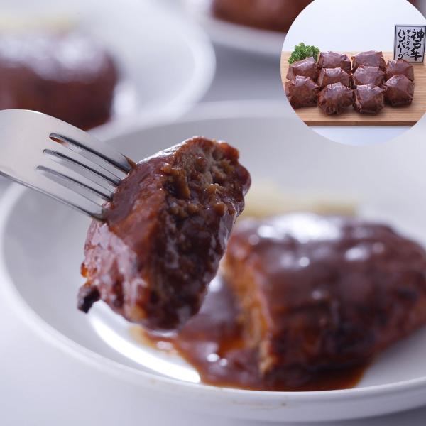 神戸牛 デミグラスハンバーグ 130g 固形量90g x10個 SISK