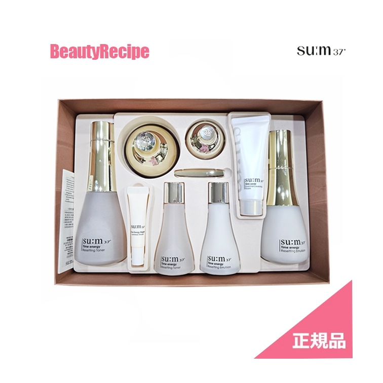 sum37タイムエネルギースペシャル3点セット_Time energy_クレンジングフォーム含むギフトセット