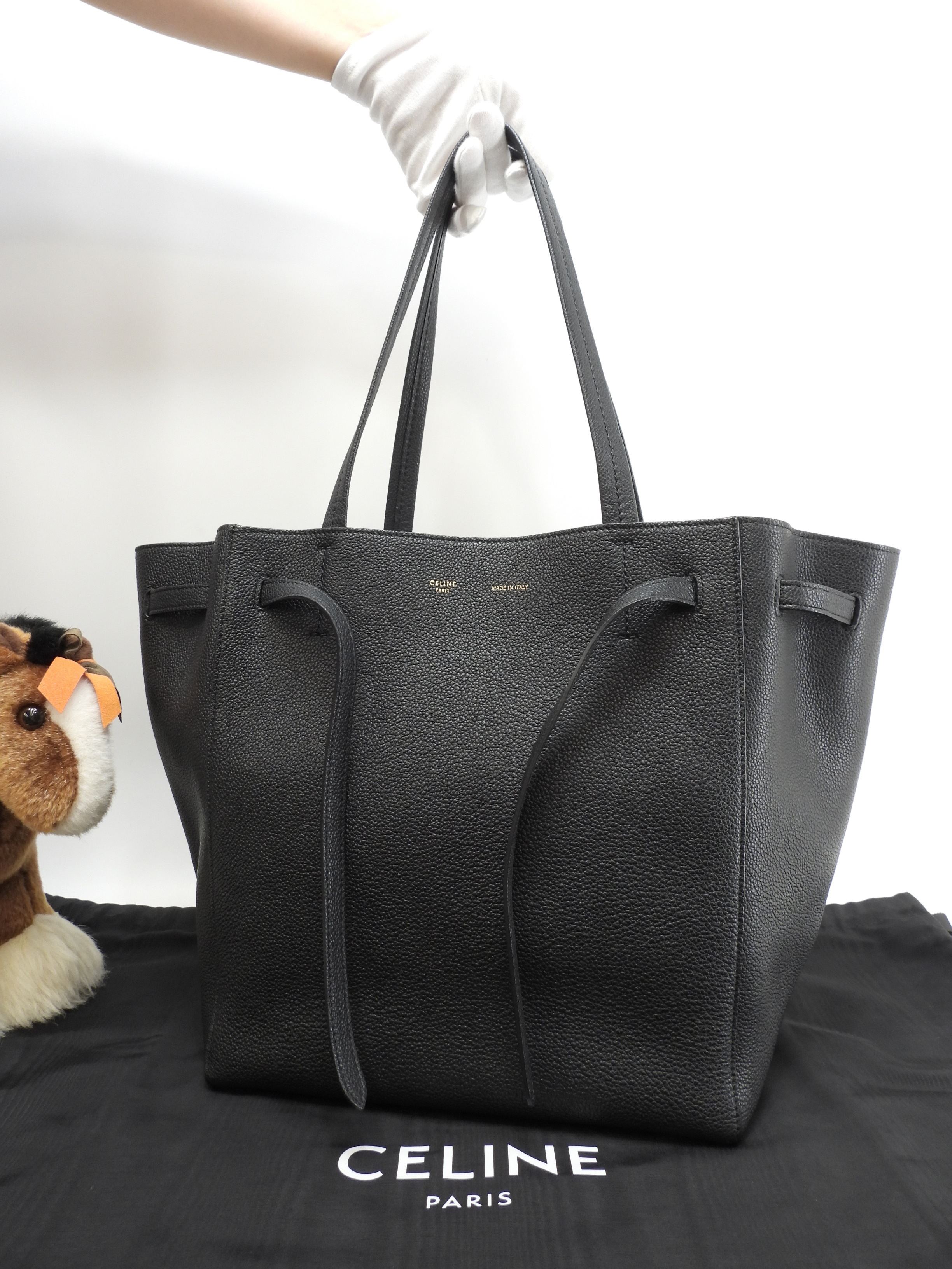 カバファントム スモール レザー黒 トートバッグ ショルダーバッグ 極美品@ 29