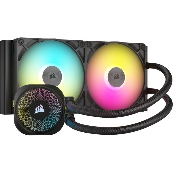 CW-9061017-WW ブラック iCUE LINK TITAN 280 RX RGB 簡易水冷CPUクーラー