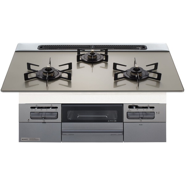 N3WV6RWTP2SI-LP Fami (ファミ) ビルトインガスコンロ (プロパンガス用・3口・両側強火タイプ・幅60cm)