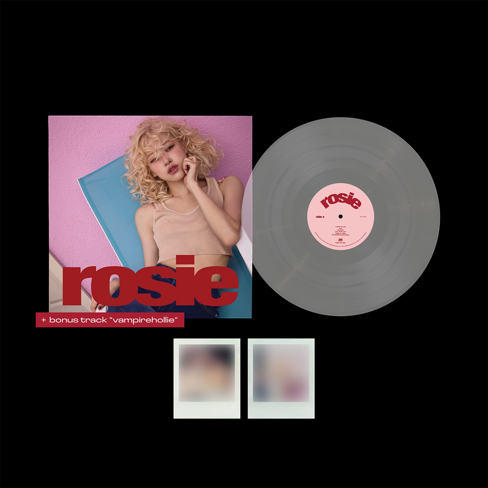 BLACKPINK ROSÉ - rosie / first studio album vinyl (vampirehollie edition clear)