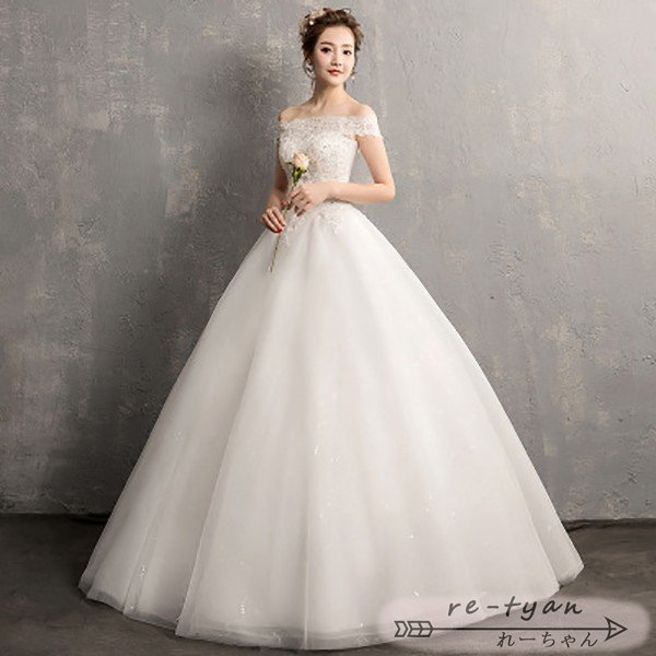 花嫁ウェディングドレス 二次会　パーティー　ドレス　【ウェディングドレス 二次会】ビーチウェディングドレス