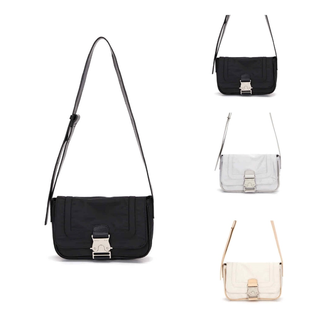 MINI BUCKLE BAG 3色(BLACK, LIGHT GREY, WHITE)