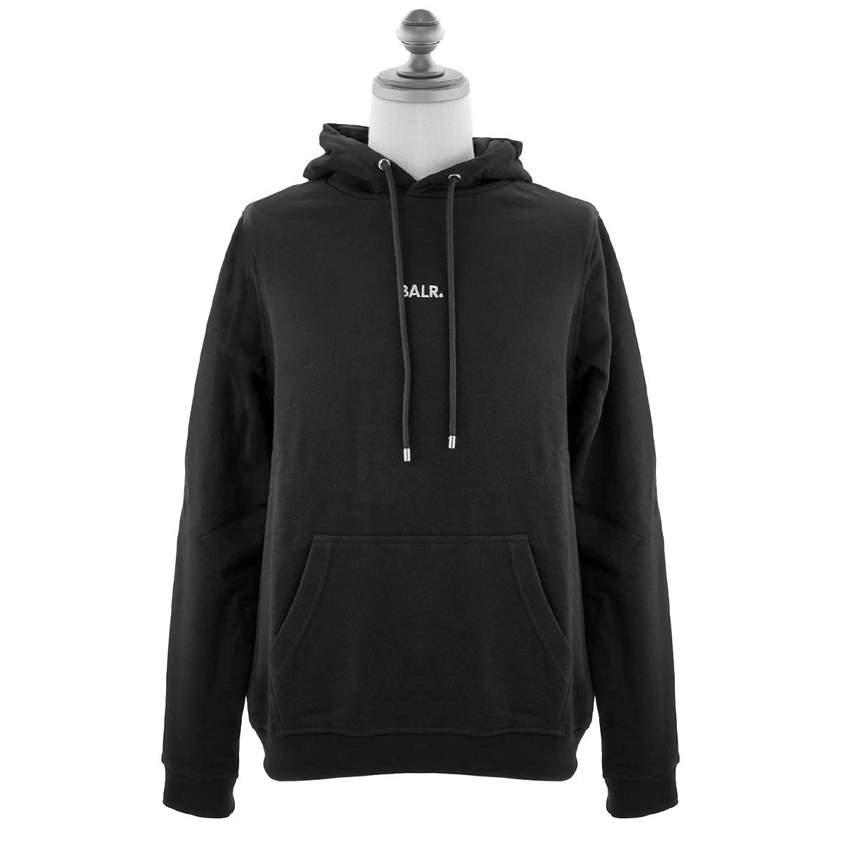 フーディー B2261.1001 CREST PRINT BACK AMSTERDAM Black