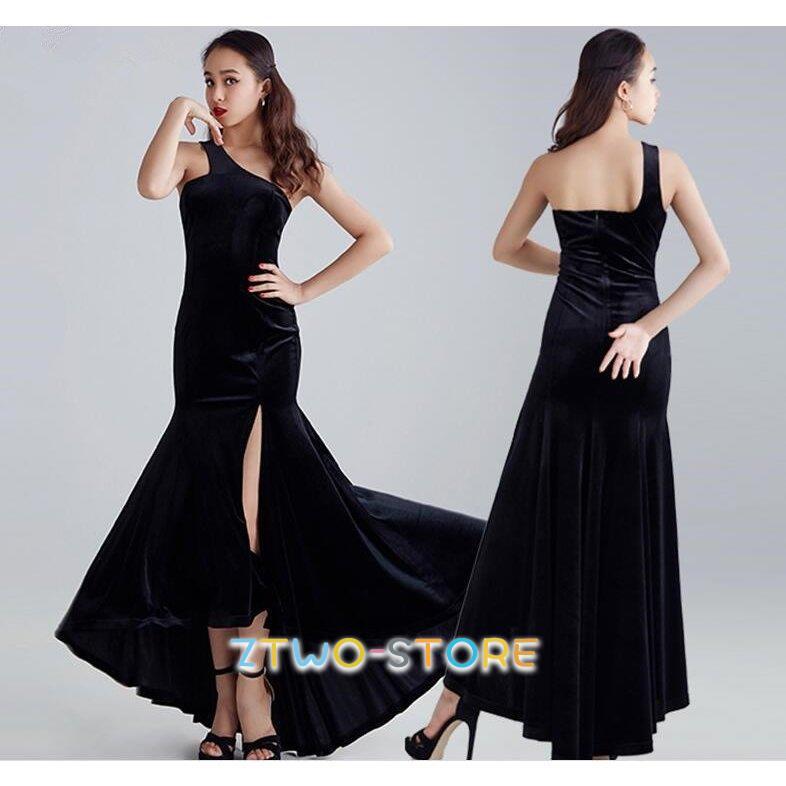 ラテンドレス　セット 社交ダンスドレス　モダンドレス　ロングスカート　ダンスウエア　競技　デモ　ダンス衣装 5,932円