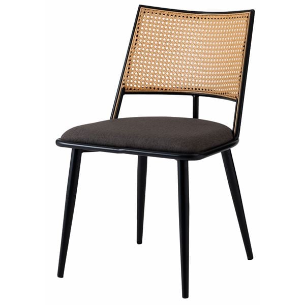 (2脚セット)チェア 約幅49cm ダークグレー 完成品