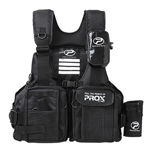 プロックス PX399KK フローティングゲームベスト 大人用 フリーサイズ(ブラック/ブラック) PX399KK