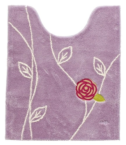 エトフ トリア 75×63cm ロングトイレマット ピンク トイレ マット シンプル 洗濯 洗える オカ