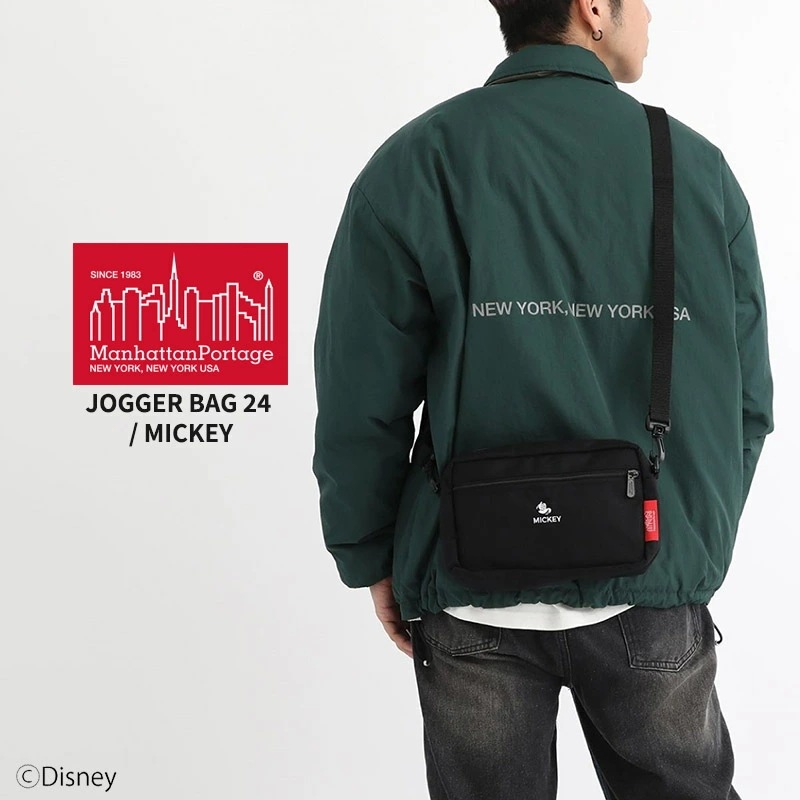 マンハッタンポーテージ ショルダーバッグ Manhattan Portage Jogger Bag 24 / Mickey MP1404LMIC24 斜め掛け かばん