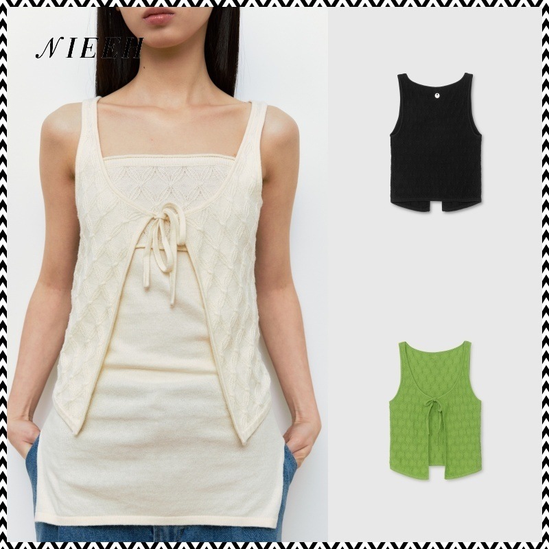 NIEEH 24SS MAZE KNIT VEST
