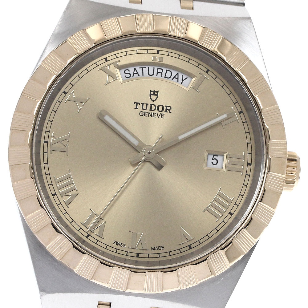 チュードル TUDOR 28603 ロイヤル デイデイト YGコンビ 自動巻き メンズ _891463【中古】