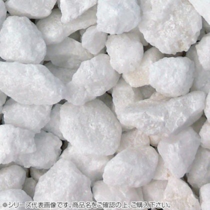 マツモト産業 ヤマト天然砂利・玉砂利 寒水 2分(5～7mm)内外 18kg