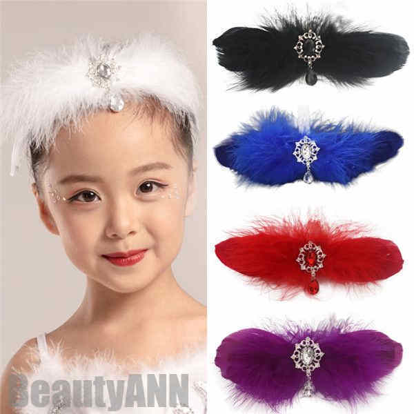 2026年初の販促ダンス用 羽 バレリーナ 可愛い ヘアーアクセサリー アクセサリー ballet雑貨 バレエグッズ 人用 キッズ用 バレエ小物 バレエ発表会 贈り物 髪飾り ブルー レッド ブラック