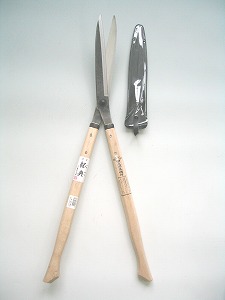 Ａ-32 240mm安来鋼付止なし刈込鋏 430mmコブ柄 鋼典 かねのり カネノリ 五十嵐刃物工業