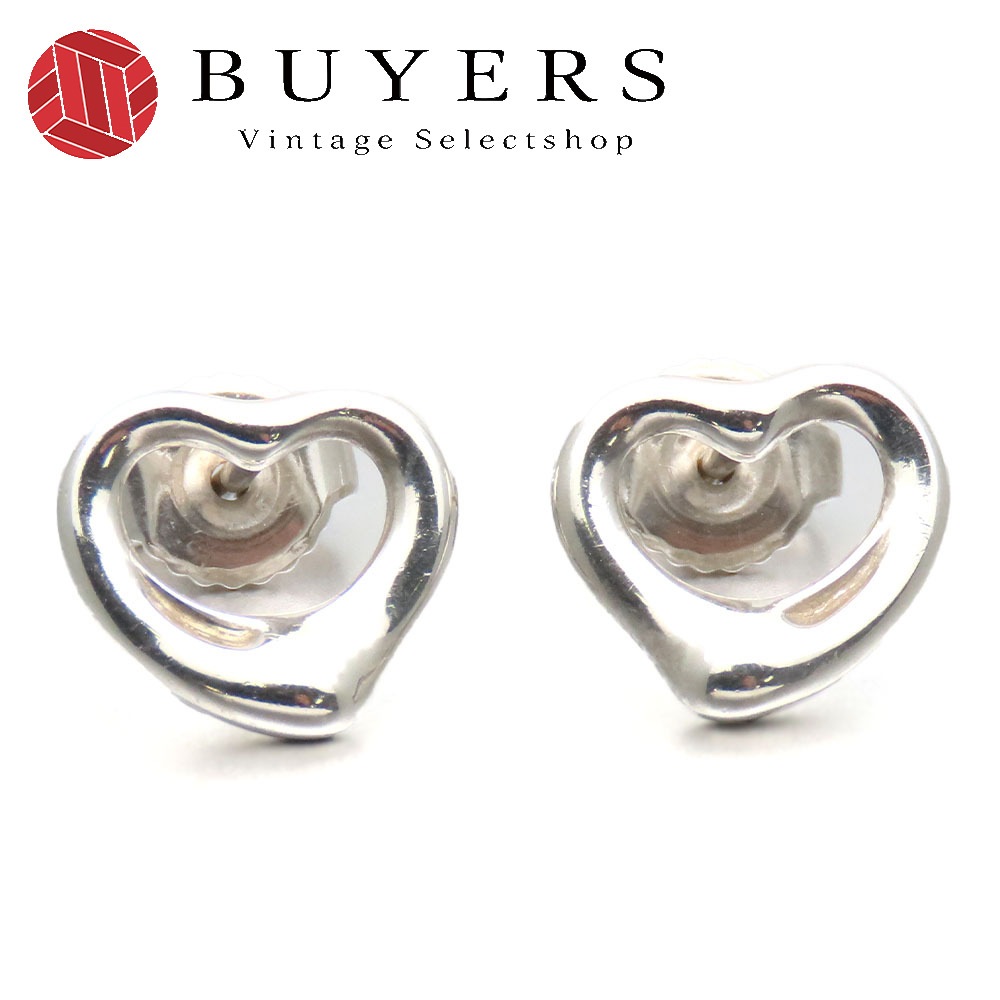 中古 ピアス オープンハート シルバー925 約1.87g シルバー アクセサリー かわいい レディース 女性