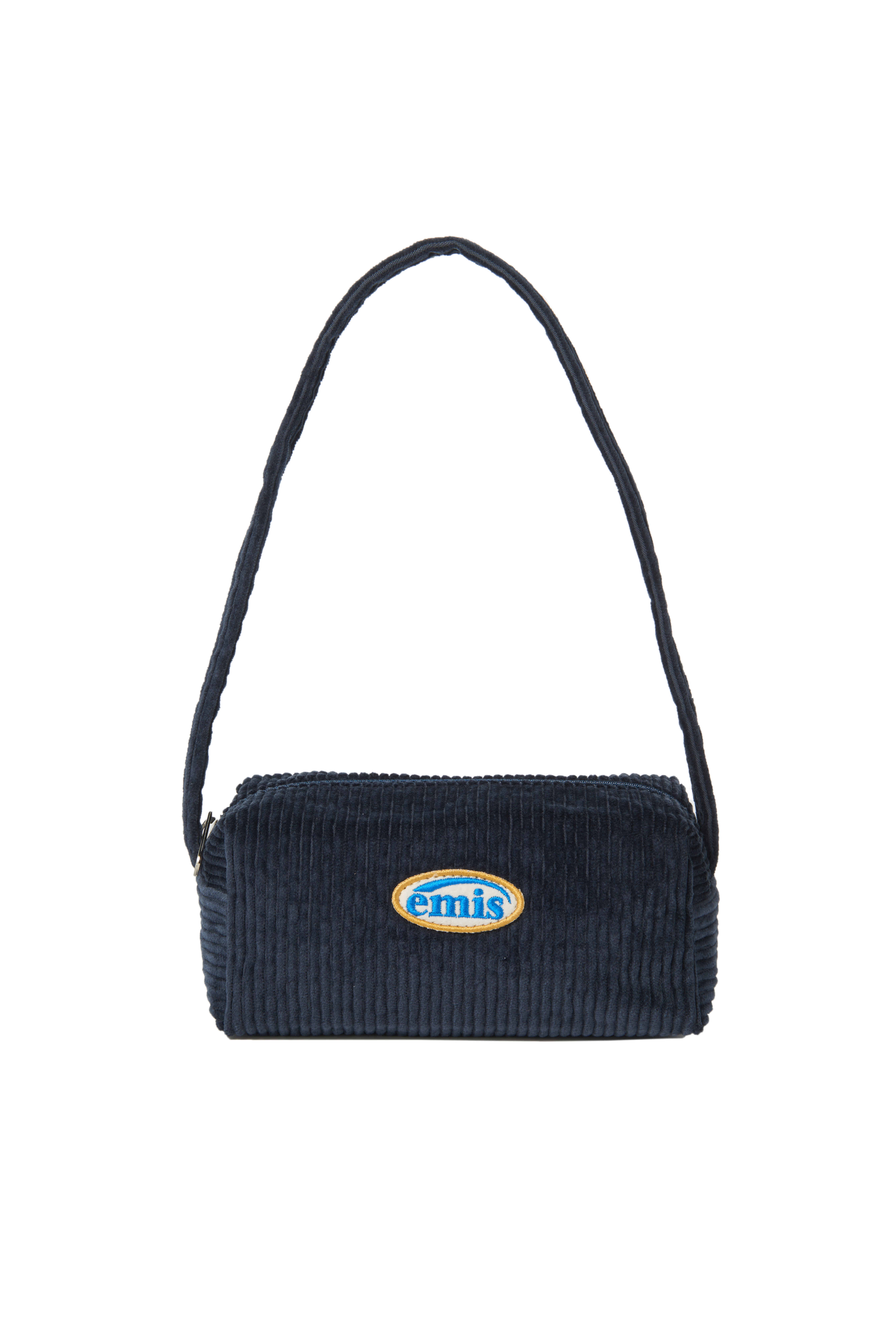 【EMIS】 CORDUROY MINI SQUARE HOBO BAG : 4COLOR