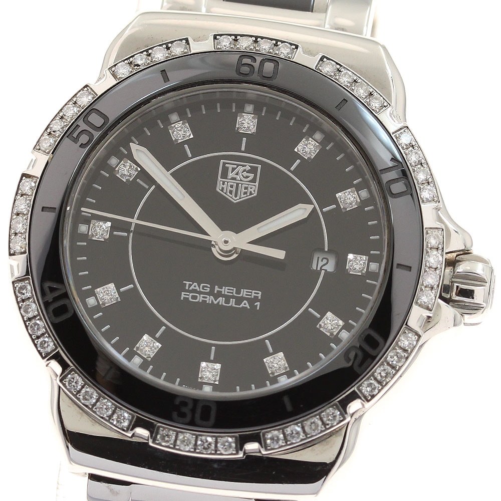 タグホイヤー TAG HEUER WAH1312 フォーミュラー1 12P ダイヤベゼル クォーツ レディース 良品 _912244【中古】