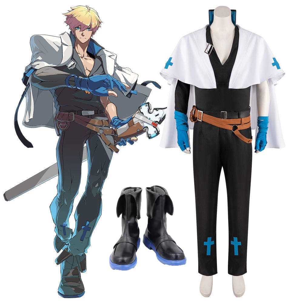 ギルティギア Ky Kiske コスプレ衣装,コスプレ靴,ピンクの衣装,エルフェルトバレンタインデー,男性用イースタープリムハロウィンコスチューム