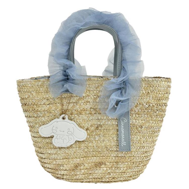 シナモロール チュールハンドルトートバッグ レディース レース かわいい 198515