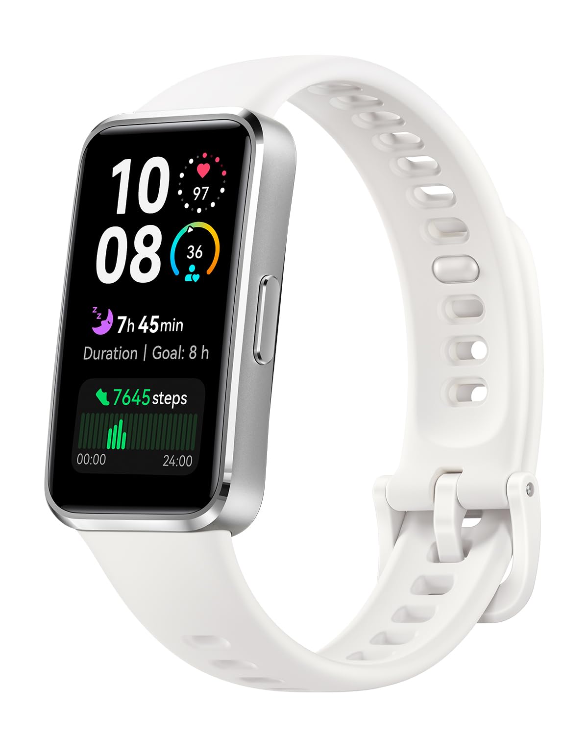 HUAWEI Band 10 Aluminum Edition アルミニウムケース スマートウォッチ 快適な付け心地 情緒モニタリング 24時間睡眠管理 14日間持続バッテリー 急速充電 LINE通知
