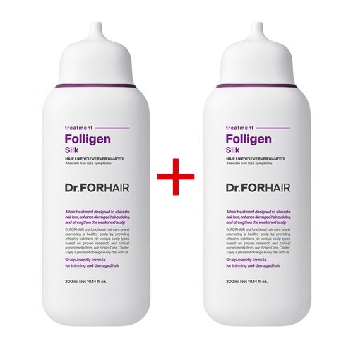 [1+1]フォリゲン シルクトリートメント300ml+300ml 脱毛症/ダメージヘアケア