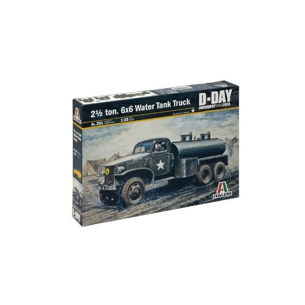 Italeri 5100002011: 352.5Ton 6x6Water Tank Truck 並行輸入品