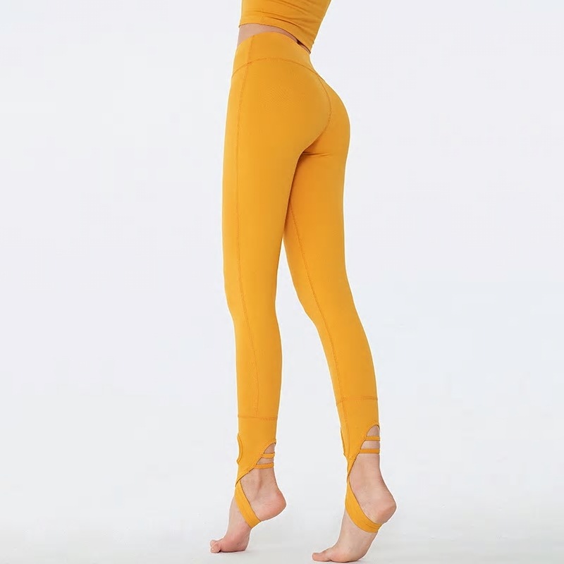 上質で快適 ジョギングパンツの女性ヨガスターラップレギンスピュアカラーと高弾性スキンフィットネスレギン 経典ブランド