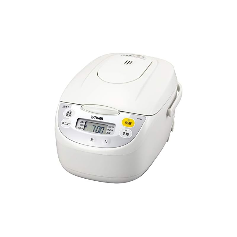 【3日以内発送】タイガー魔法瓶(TIGER) 炊飯器 5.5合 マイコン 調理メニュー付き 炊きたて ホワイト JBH-G101W