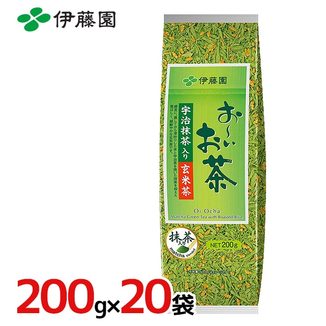 Qoo10] 伊藤園 : =おーいお茶 宇治抹茶入り 玄米茶= 2 : 飲料