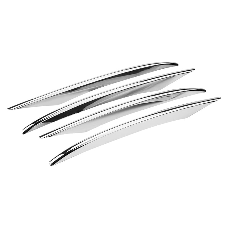 車のフロントフォグランプ装飾ストリップ4個の車のフロントフォグランプカバートリム装飾ストリップEクラスW213ベンツw213アクセサリー,w213 3dツイーター,w213 フィン,メルセデスベン