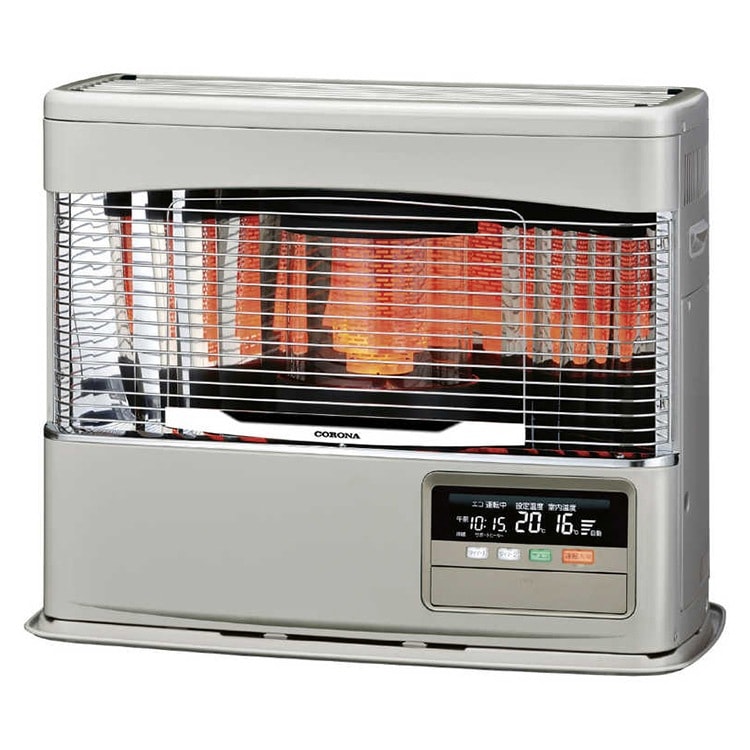 寒冷地用大型ストーブ PKシリーズ FF式輻射＋床暖 主に18畳 灯油 遠赤ブレード クイックパルスバーナ シャインゴールド UH-F7024PK-N