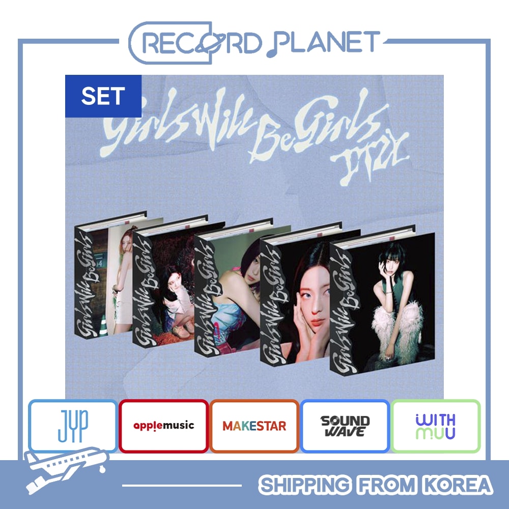 ONLINE特典+ 5種セット ITZY - [Girls Will Be Girls] (Binder Ver.)