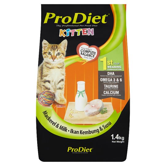 グランドセール Milk & Mackerel Kitten ProDiet Cat 1.4kg Food キャットフード
