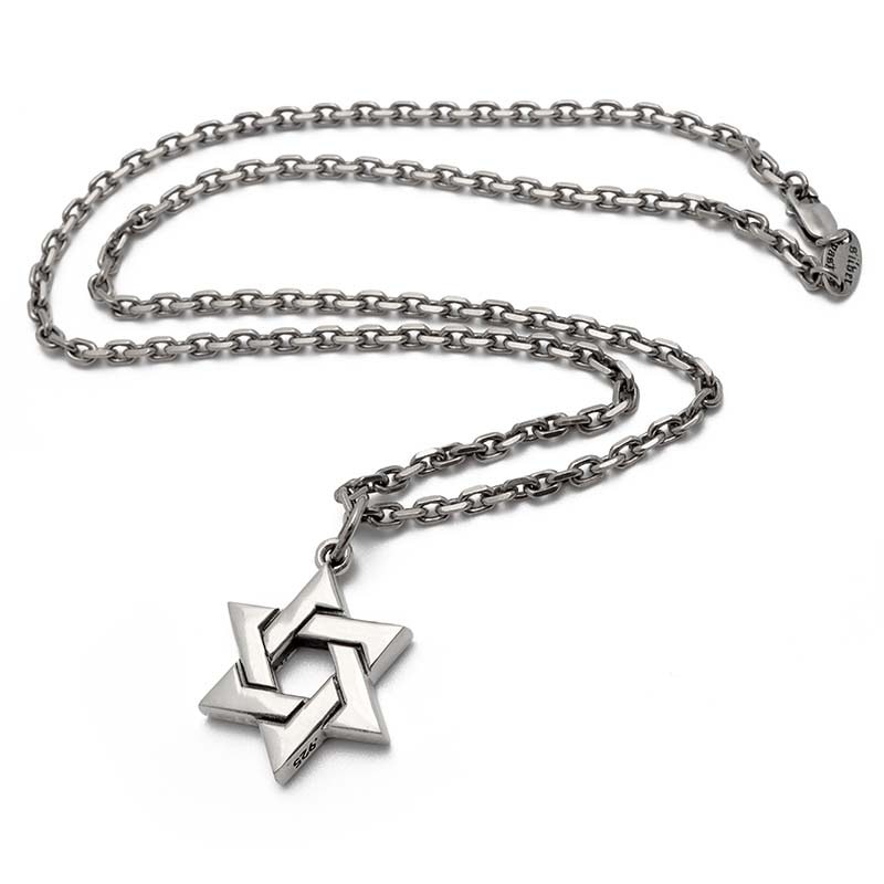 925 六芒星ネックレス [ns150]