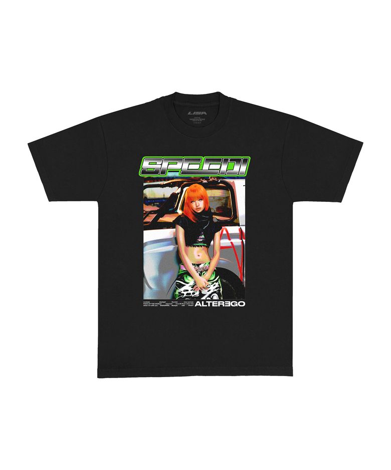 [公式] BLACKPINK LISA 1st SOLO ALBUM [Alter Ego] POP-UP STORE MD : SPEEDI T-SHIRTS