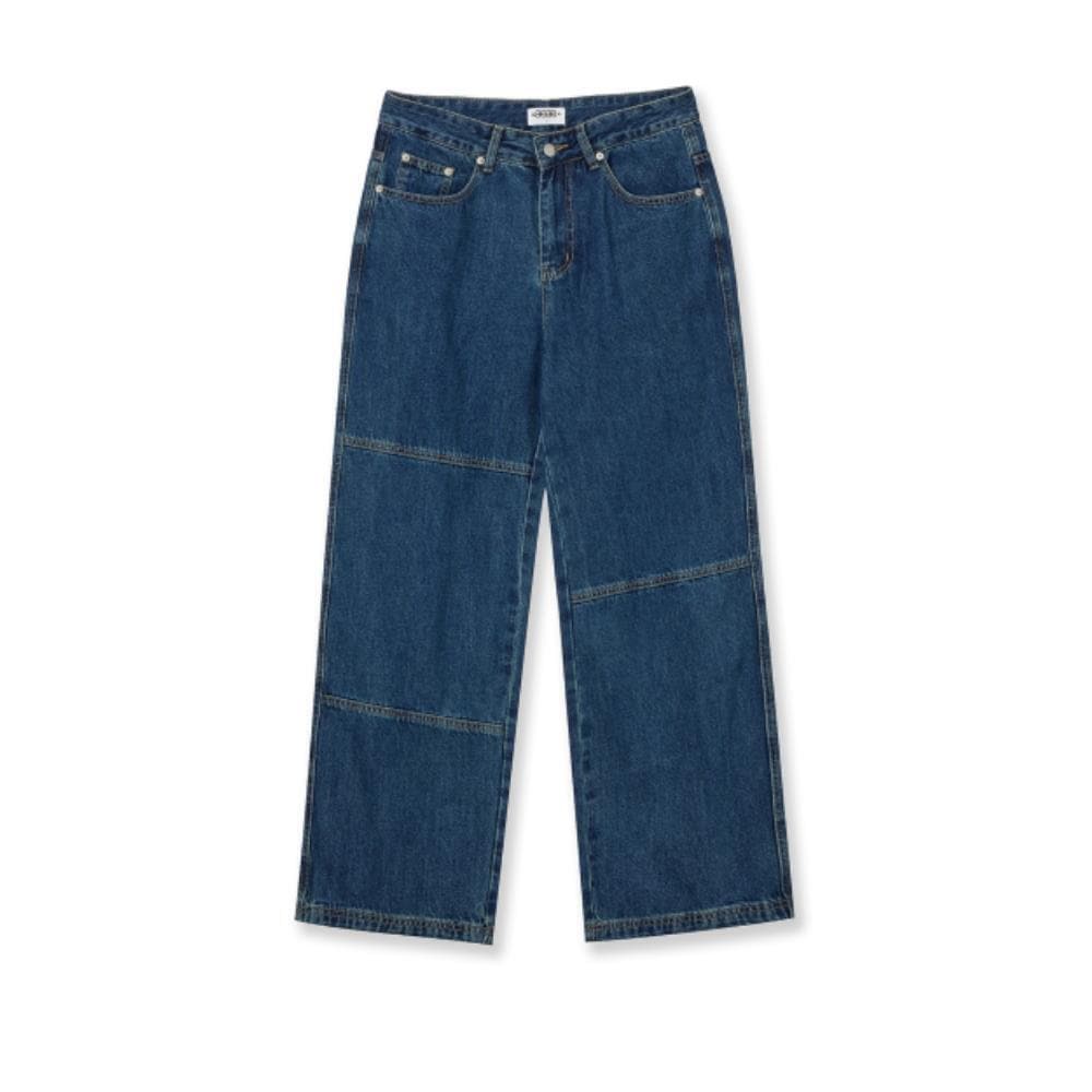 AEAE DENIM WORK PANTS MID BLUE AE44FUDP002MBL