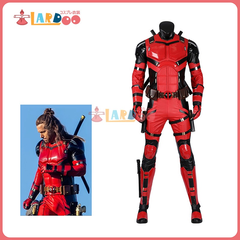 【工場直販 品質保証】 デッドプール3 Deadpool&Wolverine parallel universes ウェイド ウィルソン/Wade Wilson コスチューム コスプレ衣装/靴 オー