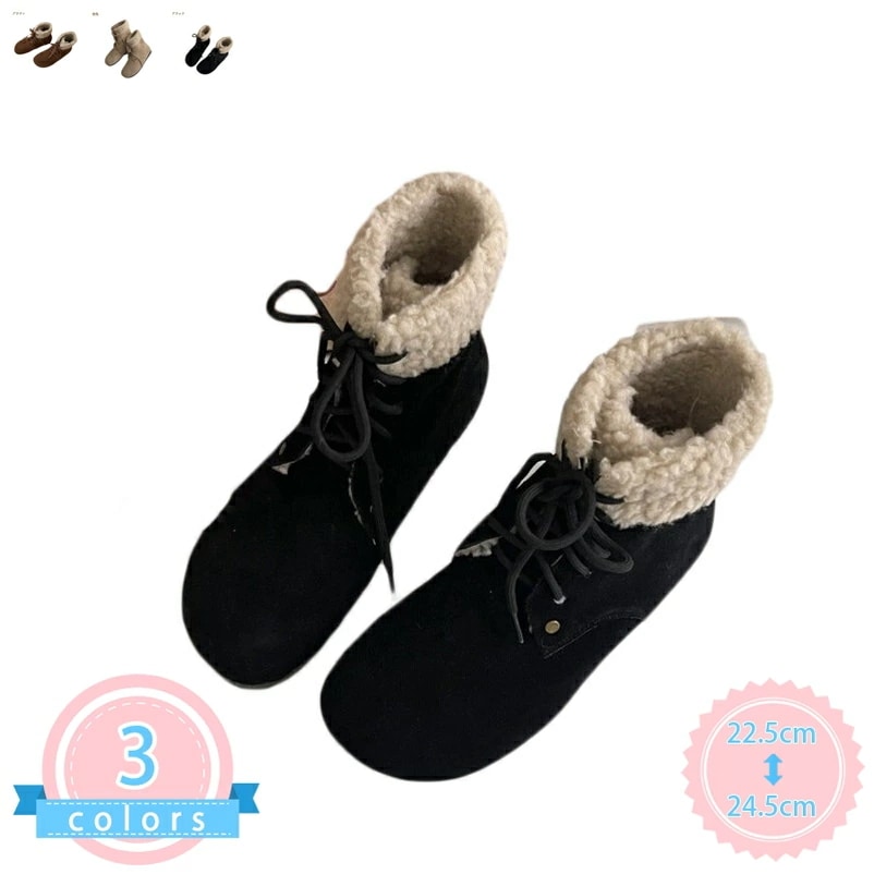 スノーブーツ 雪用ブーツ レディーズ 裏起毛 防寒 保温 スエード カジュアルブーツ 編み上げブーツ 冬 旅行 おしゃれ 雪遊び 滑り止め 保温 日常着用 ムートンブーツ レースアップブーツ DJIJ