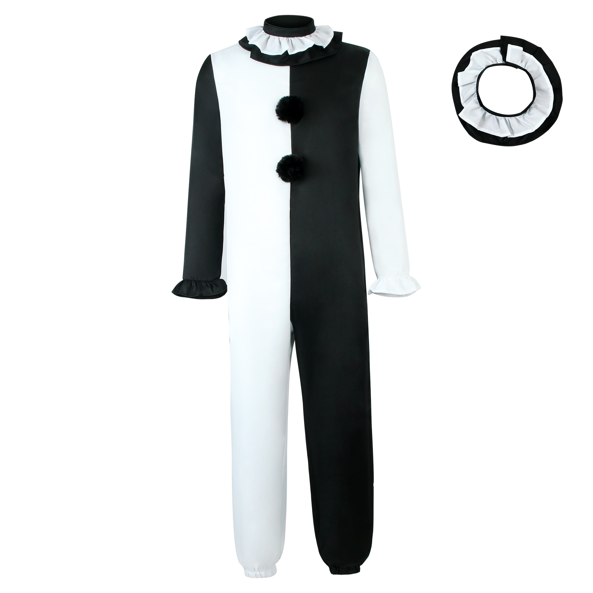 ハロウィン漫多コスチューム幽霊ピエロコスプレホラー映画コスプレハロウィンコスチュームステージパフォーマンス衣装