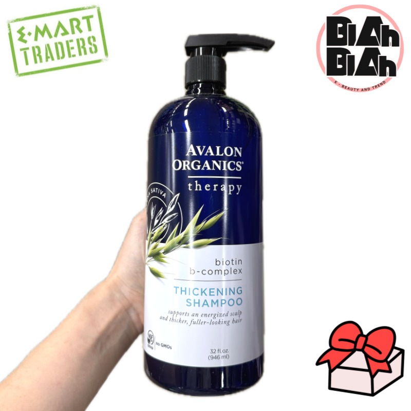 ビオチンBコンプレックス シックニングシャンプー 946ml ボリュームアップ＆頭皮ケア 大容量【韓国コストコ/トレーダーズ純正品 並行輸入品】