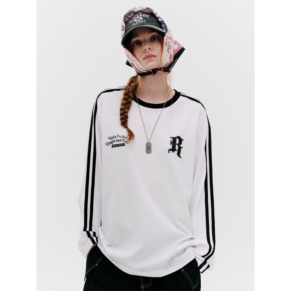 レディフォーネクストトラックスポーティーロングスリーブホワイト