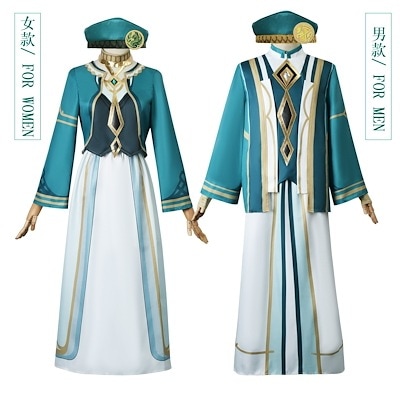 ハロウィン コスチューム メンズ レディース ユニホーム 制服 教令院 変装 コスプレ衣装 げんしん Genshin 原神 スーツ ハロウィン 2023年新作入荷コスプレ