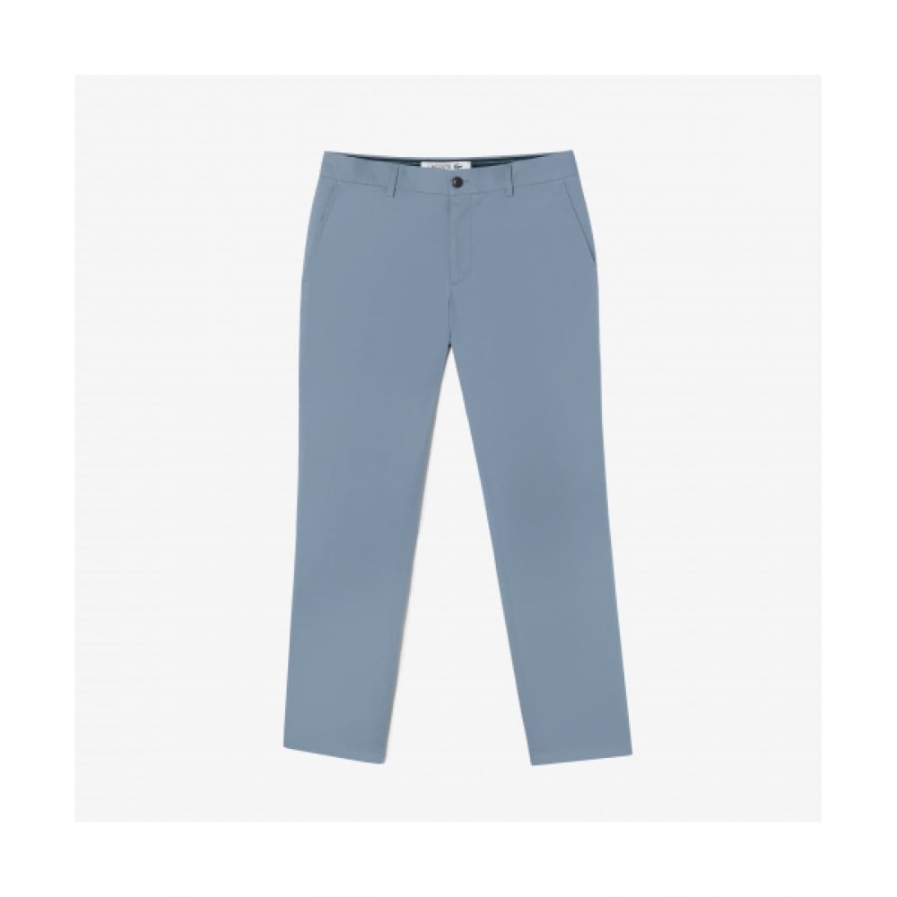 LACOSTE メンズテーパードチノパンツ [グレイシーブルー]