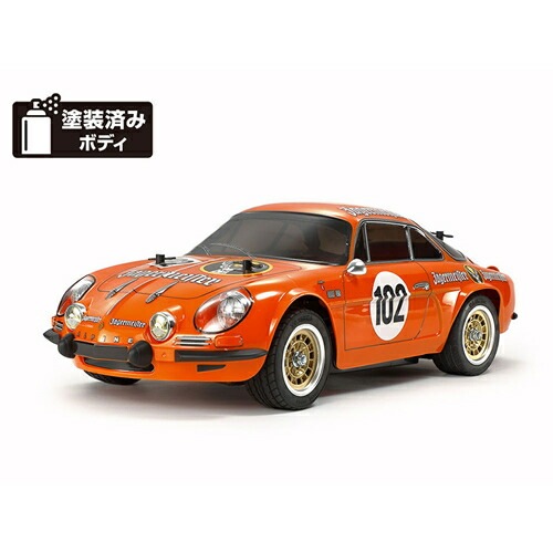 タミヤ【ラジコン】電動RCカーシリーズ No.708 1/10RC アルピーヌA110 イェーガーマイスター 1973 (M-06シャーシ) H-4950344587087【58708】